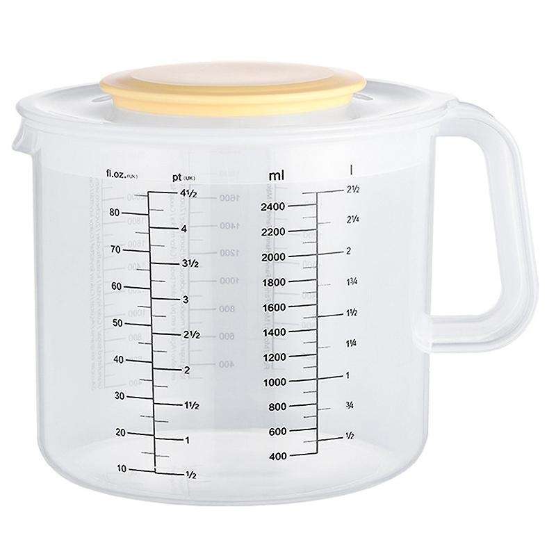 Plastic Ounce Measuring Cups and Mixing Pitcher for Baking with Guard