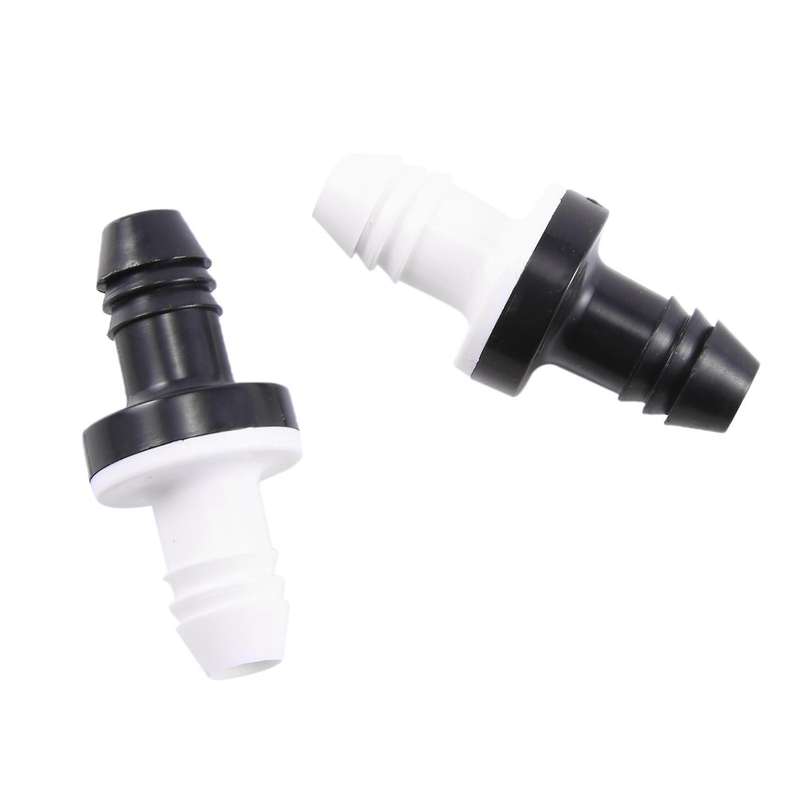 2pcs 3/8 Inch 10mm Inline Abs One Way Water Non Return Check Valve