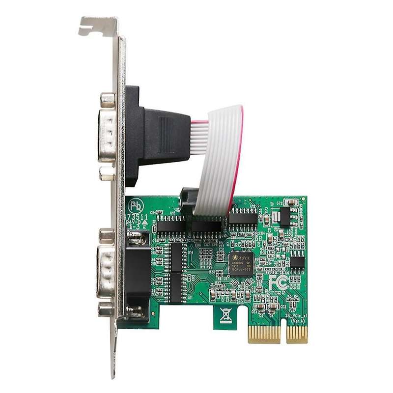 Pcie to Two Serial Ports Rs232 Interface Industrial Control Computer