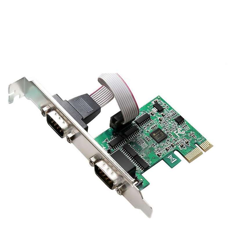 Pcie to Two Serial Ports Rs232 Interface Industrial Control Computer