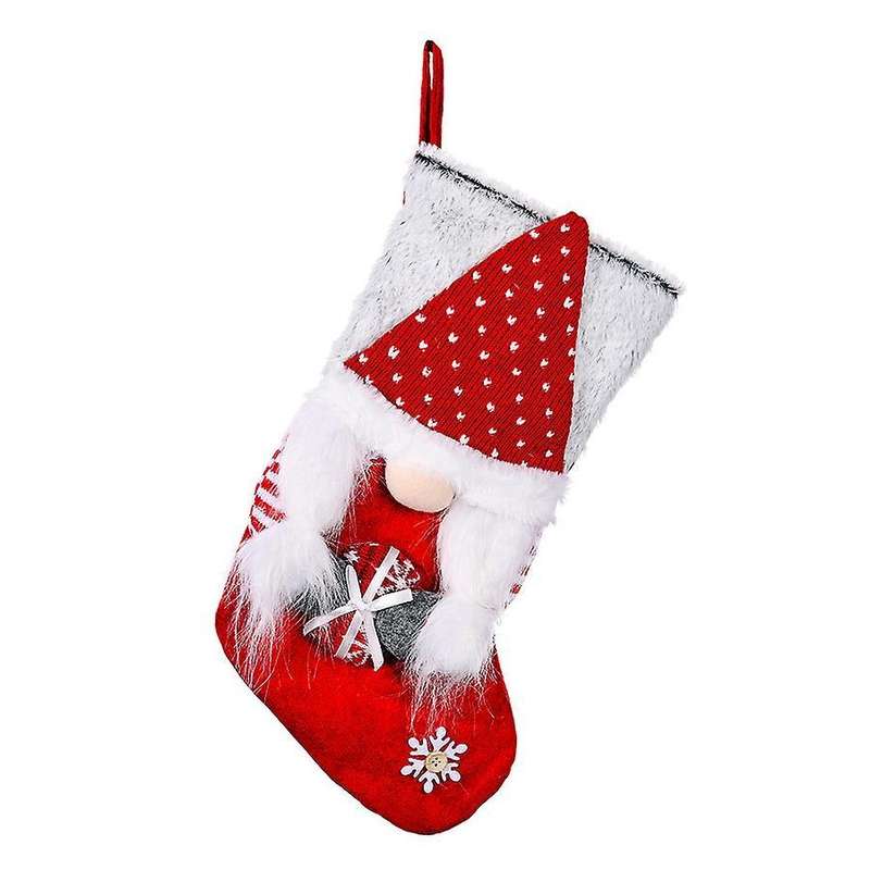 Christmas Stockings Candy Bag for Home Holiday Decoration, B