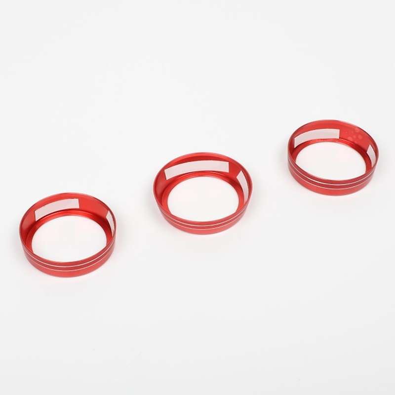Ac Air Conditioning Sound Knob Cover Trim for Suzuki Jimny,red