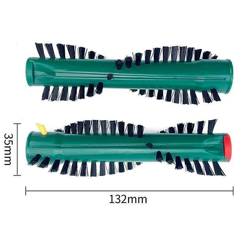 2pcs Sweeper Roller Brush Kit for Vorwerk Vk118 Vk120 Vk121 Vk122