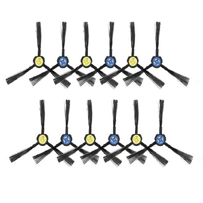 12pcs Side Brushes for Ilife V8s V80 Plus V80 Robot Vacuum Cleaner