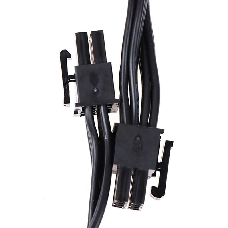 2pc 80cm Pcie 8-pin 1 to 2 Split Power Graphics Module Cable