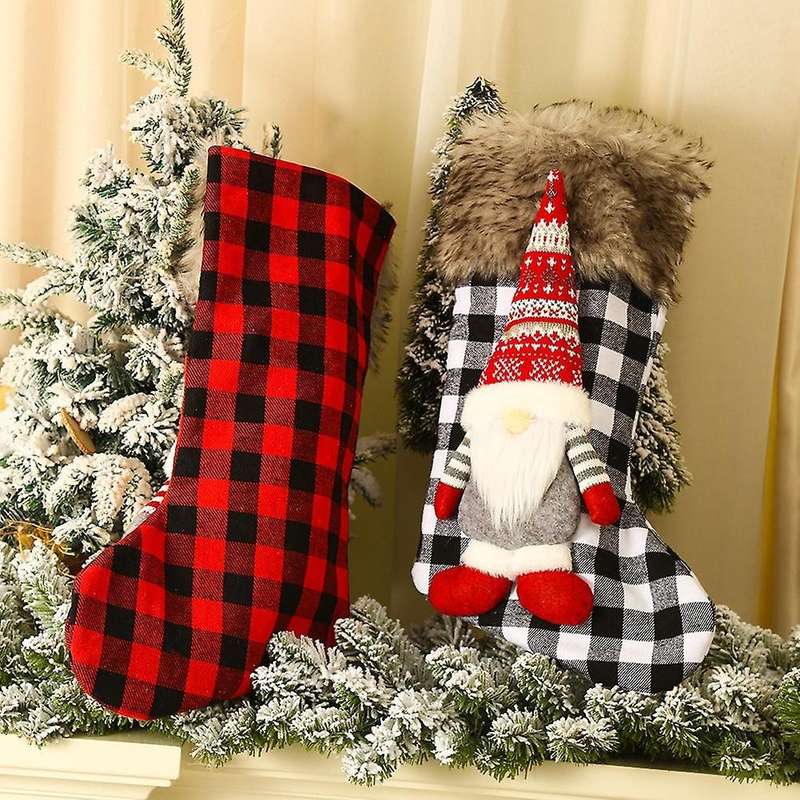Christmas Decorations Santa Socks Ornaments Gift Bags Home Decor,b