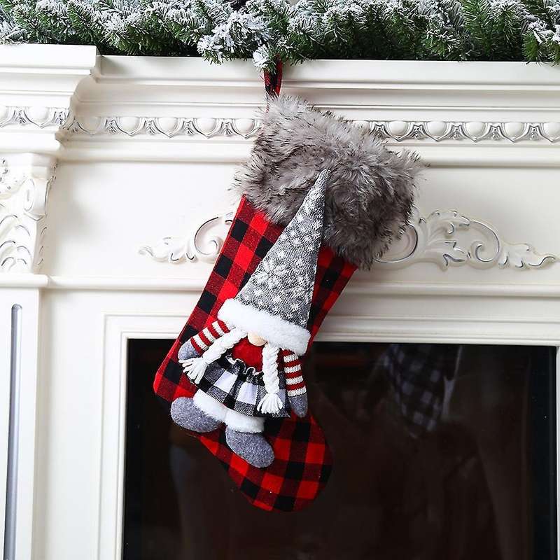 Christmas Decorations Santa Socks Ornaments Gift Bags Home Decor,b