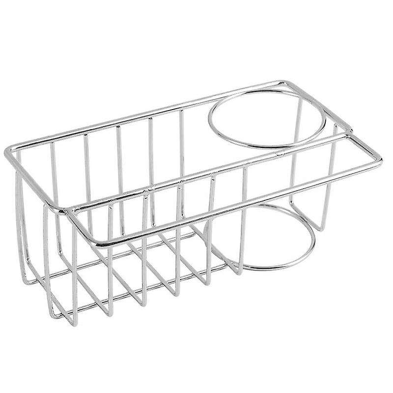 Kitchen Stainless Steel Sink Drain Rack Sponge Rack Storage Basket