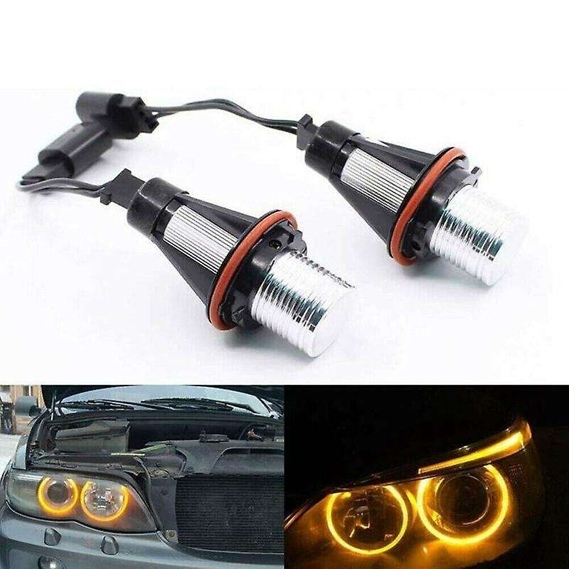 8000k Amber Led Bulbs Lamps for -bmw E39 E53 E60 E63 [pack Of 2 Pcs]