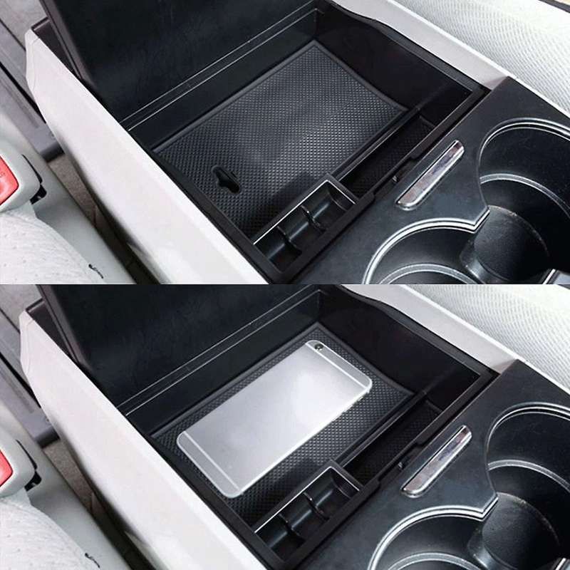 Car Central Armrest Storage Box Stowing Tidying for Toyota Hilux