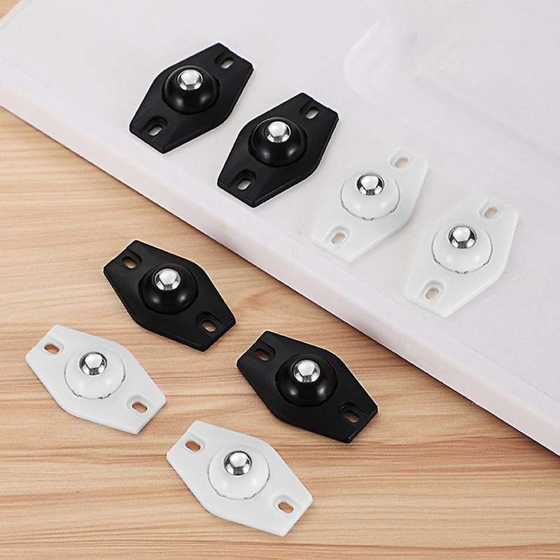 16pcs Self Adhesive Wheels for Storage Boxes(white)