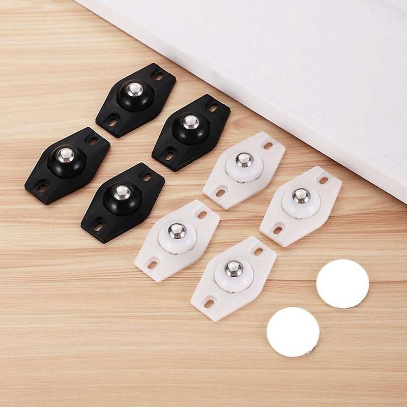 16pcs Self Adhesive Wheels for Storage Boxes(white)
