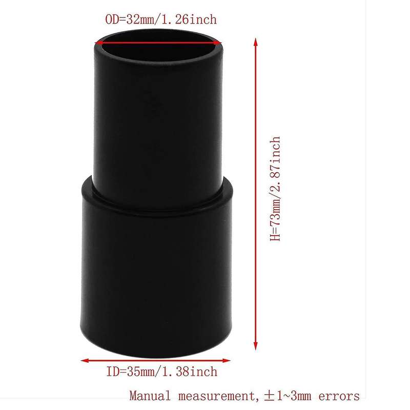 For Attachments 1.25inch Round Brush 1-3/8 Inch to 1-1/4 Inch Adapter
