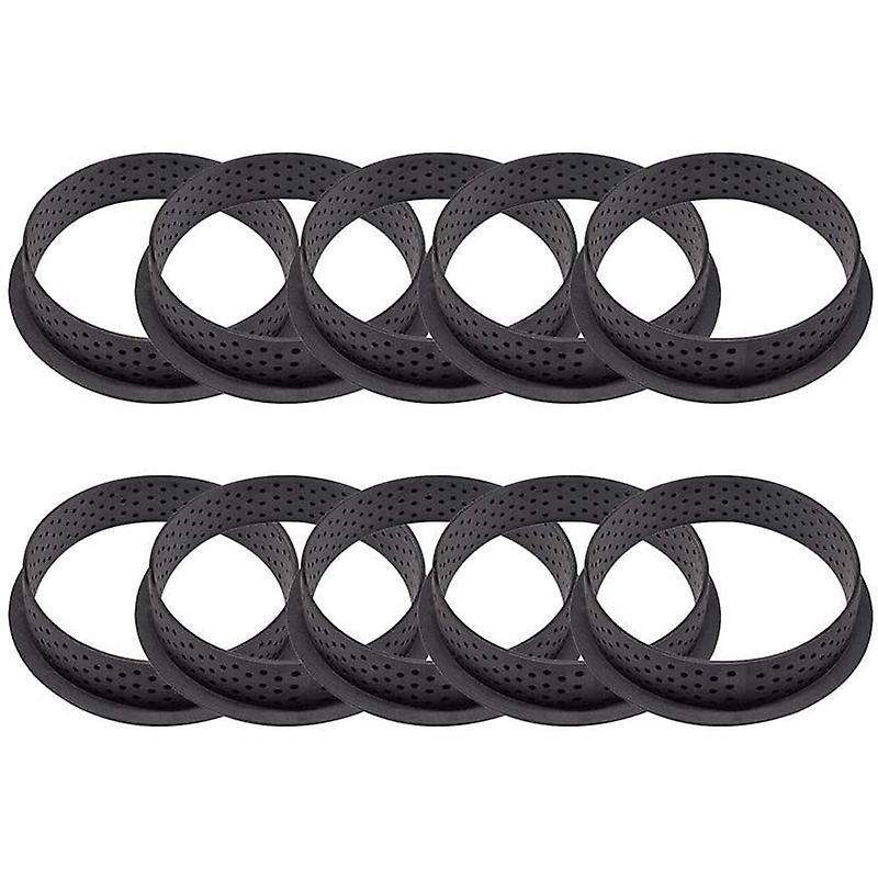 10pcs Cake Mold Mousse Ring Round-shape Dessert Pies Decorating Tool