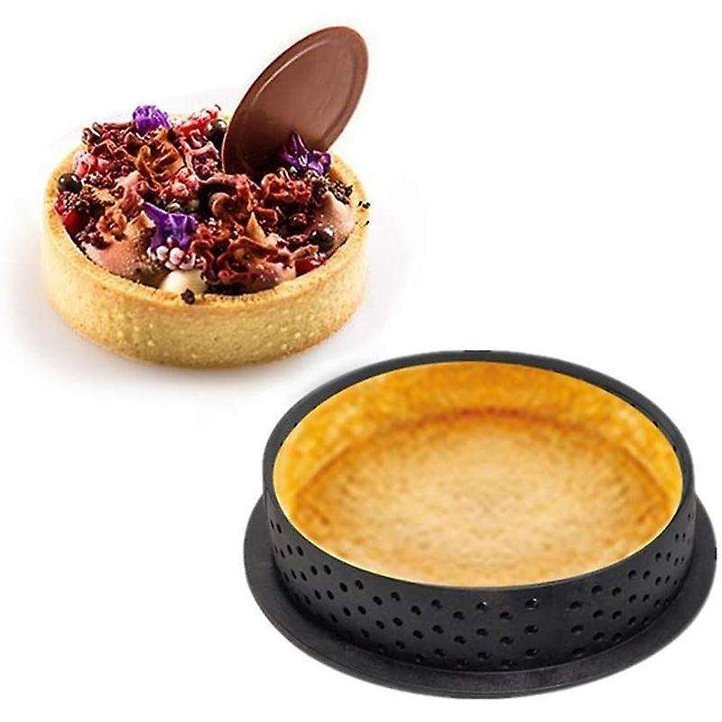 10pcs Cake Mold Mousse Ring Round-shape Dessert Pies Decorating Tool