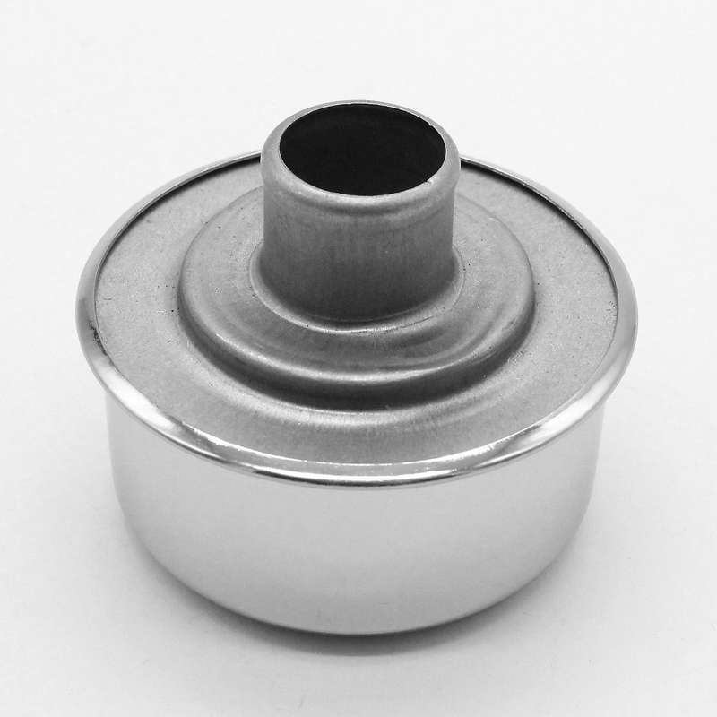 Round Valve Cover Breather Push In Style with Vent Tube Sbc Bbc Sbf