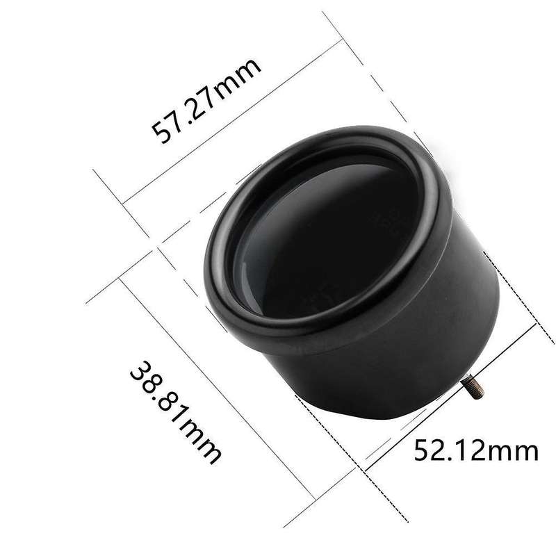 52mm Red Led Three Display Air Pressure Gauge Psi Air Suspension