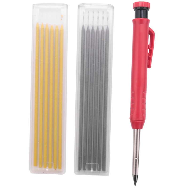 1 Solid Color Woodworking Pencils 12 Lead Mechanical Pencils