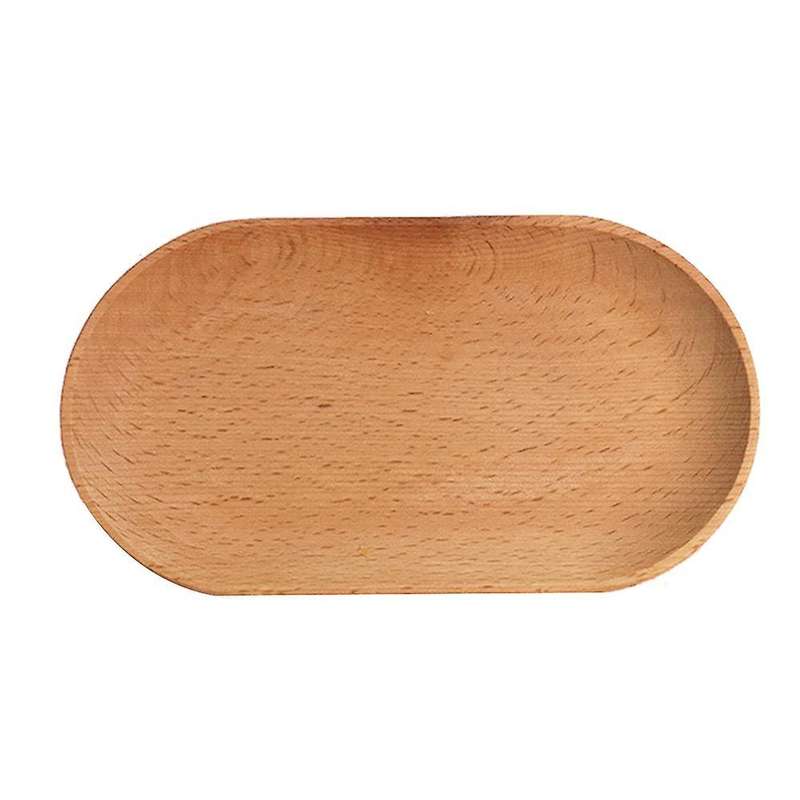 Japanese Style Wooden Tray Cafe Dessert Tray Cake Tray 10x18cm