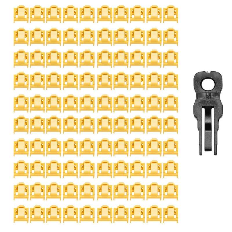 100 Pcs Ethernet Hub Port Rj45 Anti Dust Cover Cap Protector Plug B