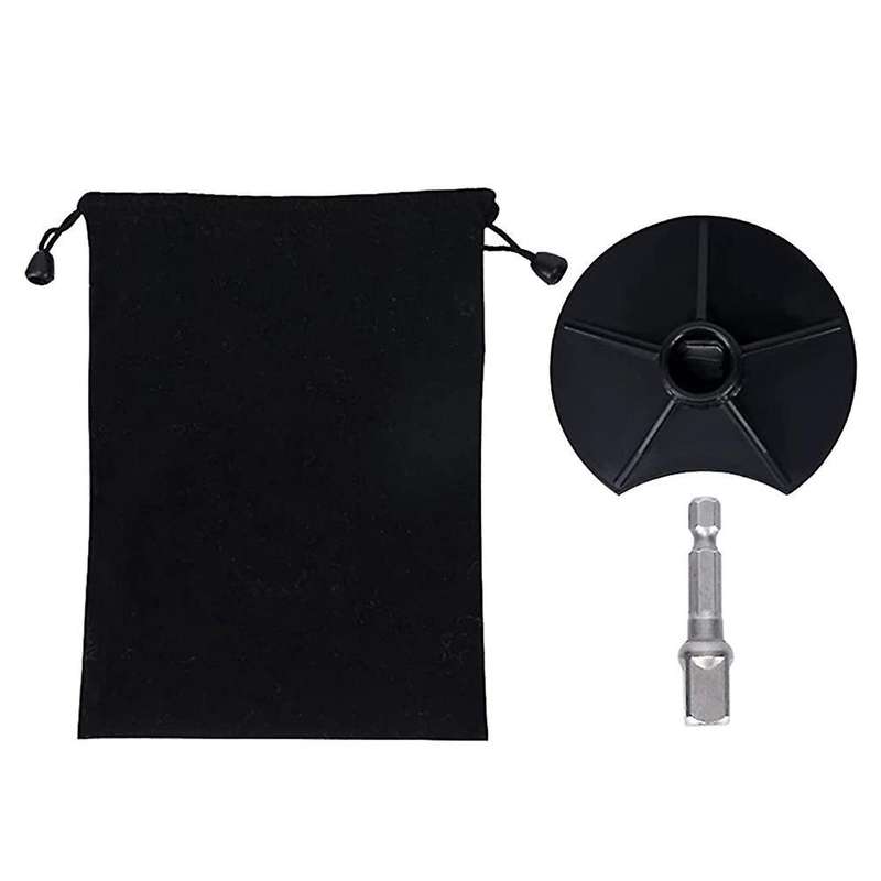 Crank Handle Adapter with Hex Steel Bit Power Attachment