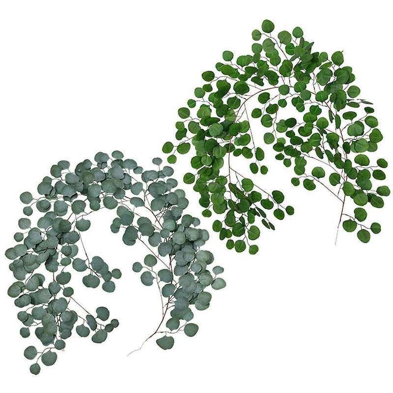 Artificial Rattan Simulation Eucalyptus Wedding Wall Decoration (b)
