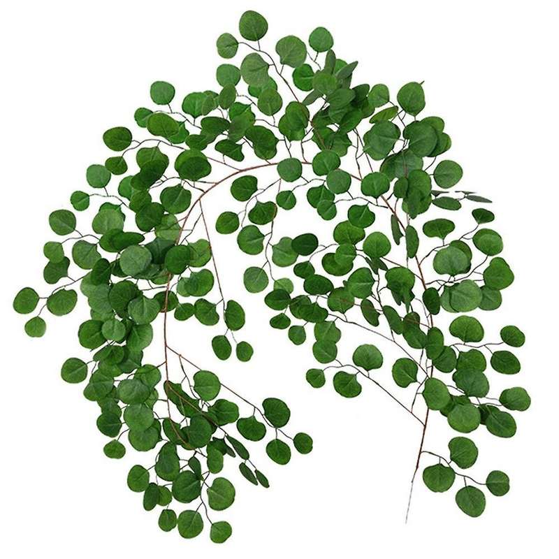Artificial Rattan Simulation Eucalyptus Wedding Wall Decoration (b)