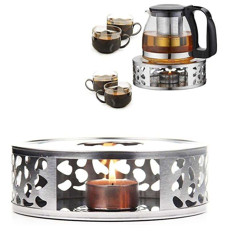 Tea Warmer Coffee Warmer Made Of Stainless Steel with Tealight Holder