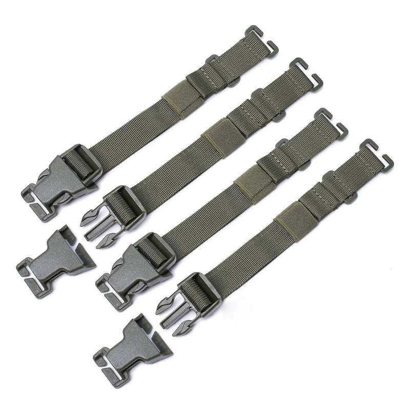 4pcs Molle Straps Backpack Vest Adapter Belts for Outdoor B