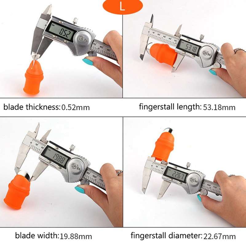 Gardening Silicone Thumb Knife with Finger for Fruits Vege-s