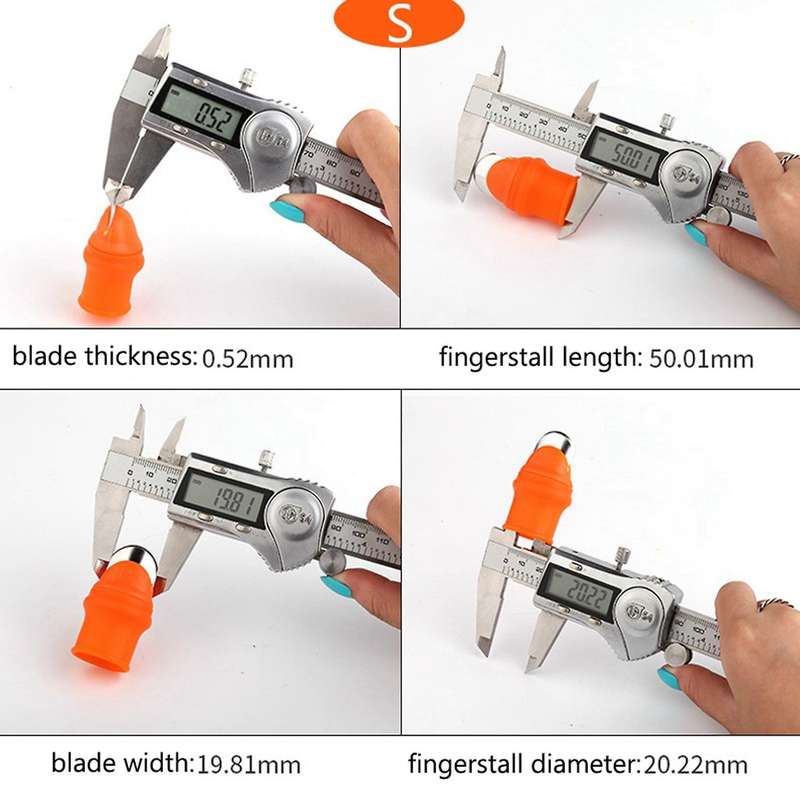 Gardening Silicone Thumb Knife with Finger for Fruits Vege-s