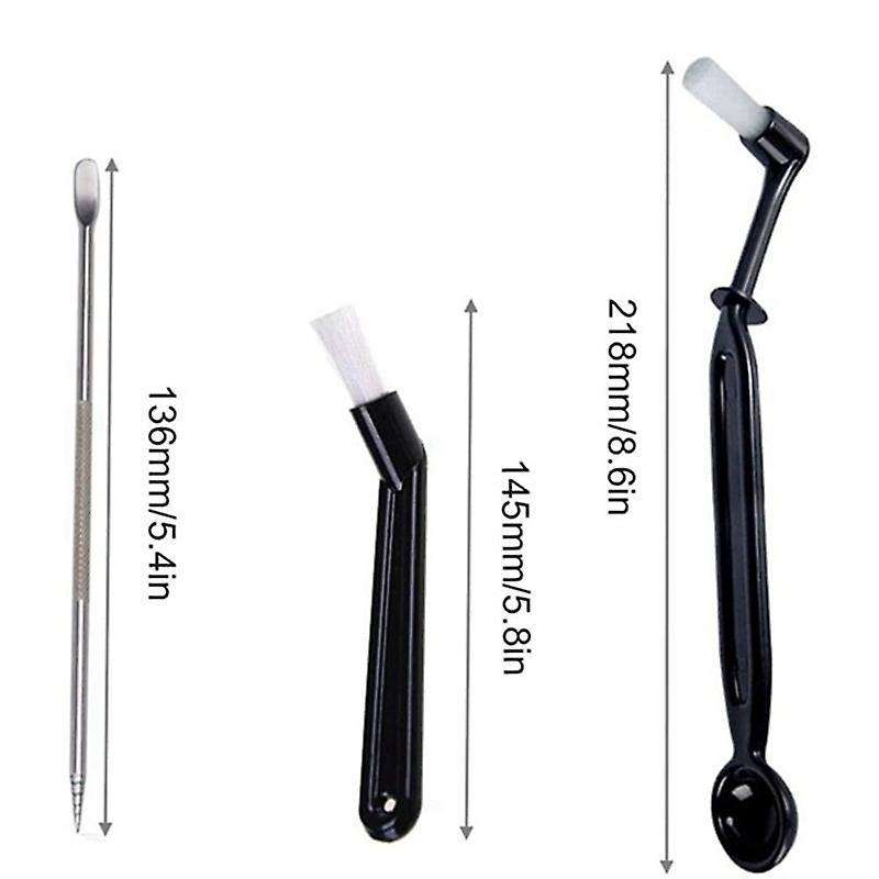 Coffee Machine Cleaning Set, Coffee Machine Brush with Spoon