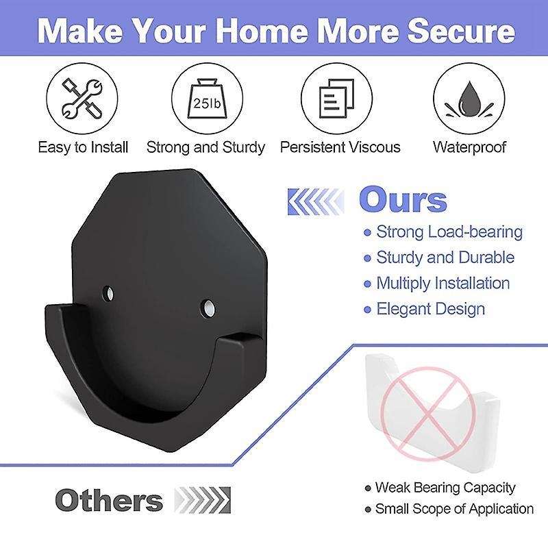 Shower Curtain Rod Holder for Bathroom Easy to Install 2pcs