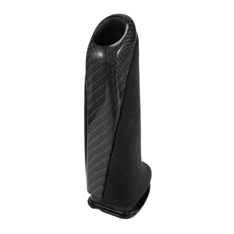 Car Handbrake Grips Cover Carbon Fiber Splicing Style Interior Trim