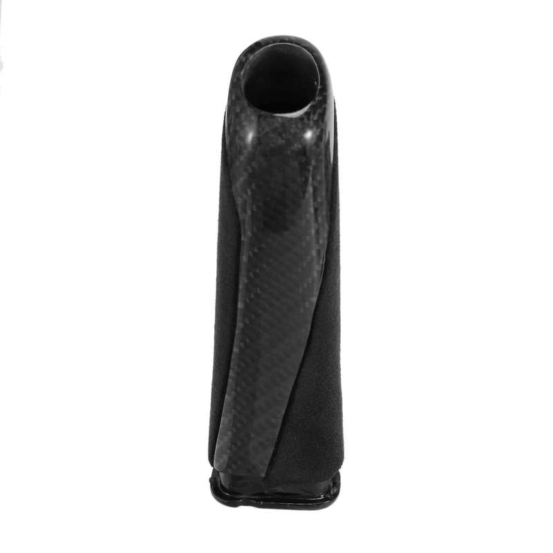 Car Handbrake Grips Cover Carbon Fiber Splicing Style Interior Trim