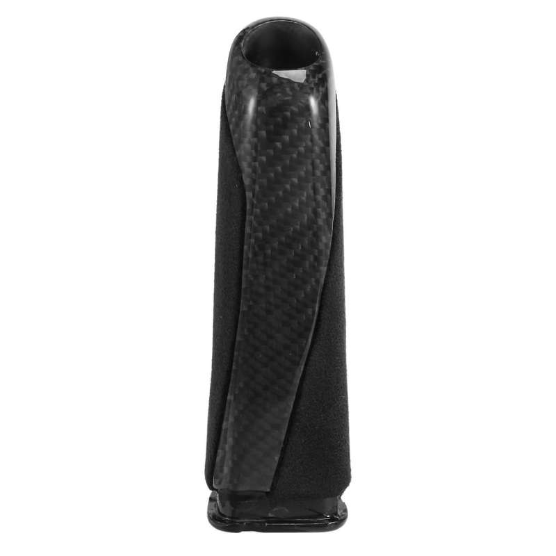 Car Handbrake Grips Cover Carbon Fiber Splicing Style Interior Trim