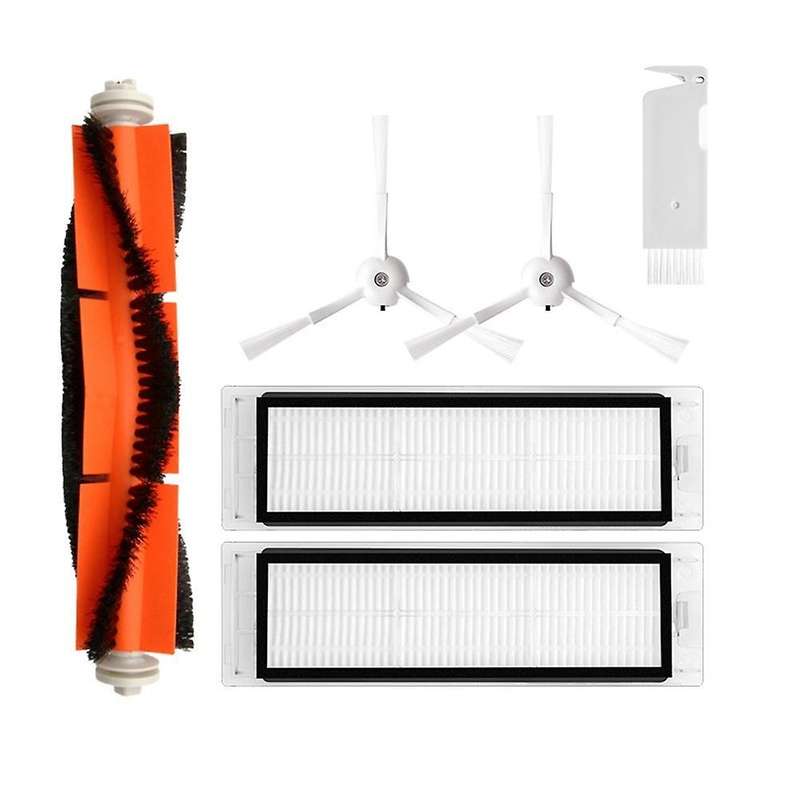 6pcs Side Brush Main Brush Rag Filter Screen Cleaning Brush