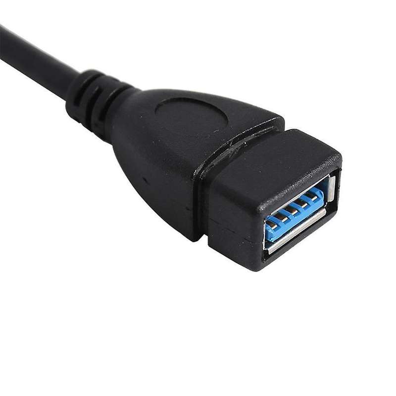 Usb 3.0 Angle 90 Degree Extension Cable Male to Female Adapter Left