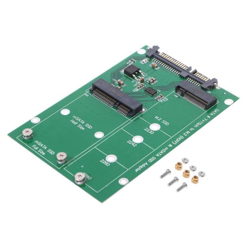 M.2 Ngff/msata Ssd to Sata3 Notebook Msata Solid State Drive Card