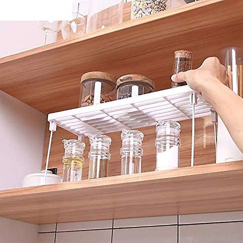 Stacking Cabinet Shelf Rack- Cupboard, Plate, Dish, Counter