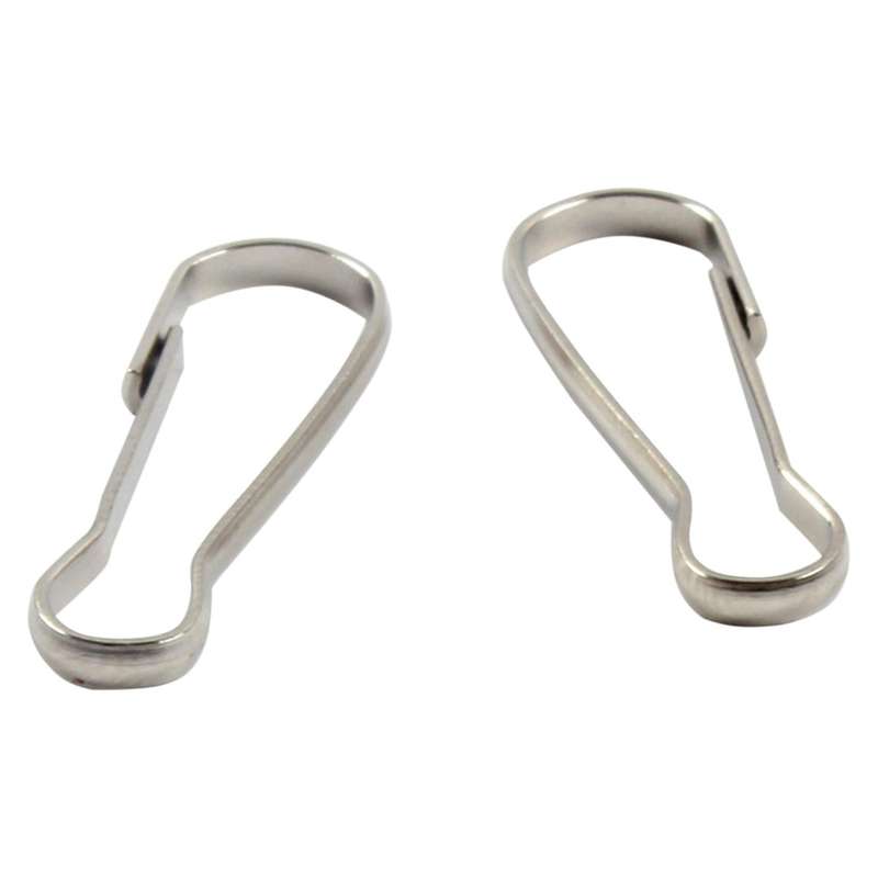 100 Pcs Electroplating Chain Clasp Hanging Flag Hanging Accessories
