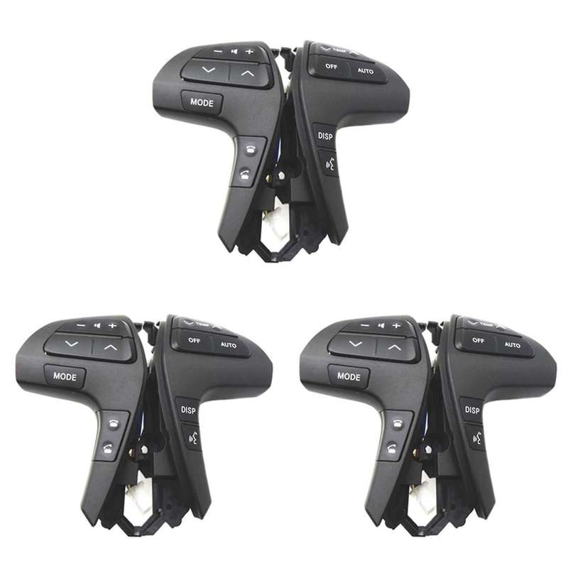 3x Multifunction Steering Wheel Switch for Toyota Camry Highlander A