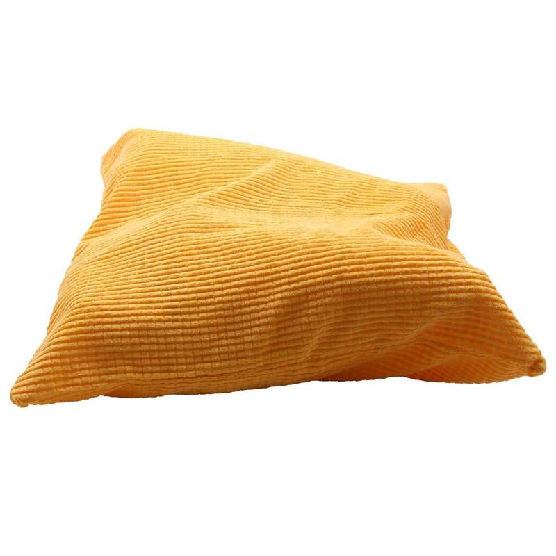 Soft Corduroy Cushion Cover Pillow Throw Case Corn Kernels Yellow 1pc