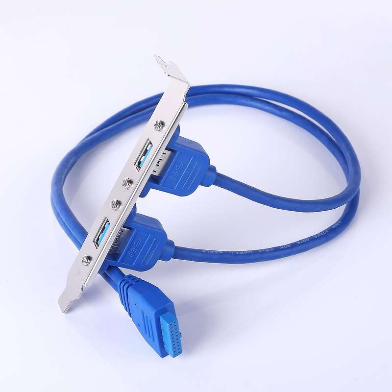 Cable Header, Usb 3.0 Port On Motherboard to Computer Case Bezel