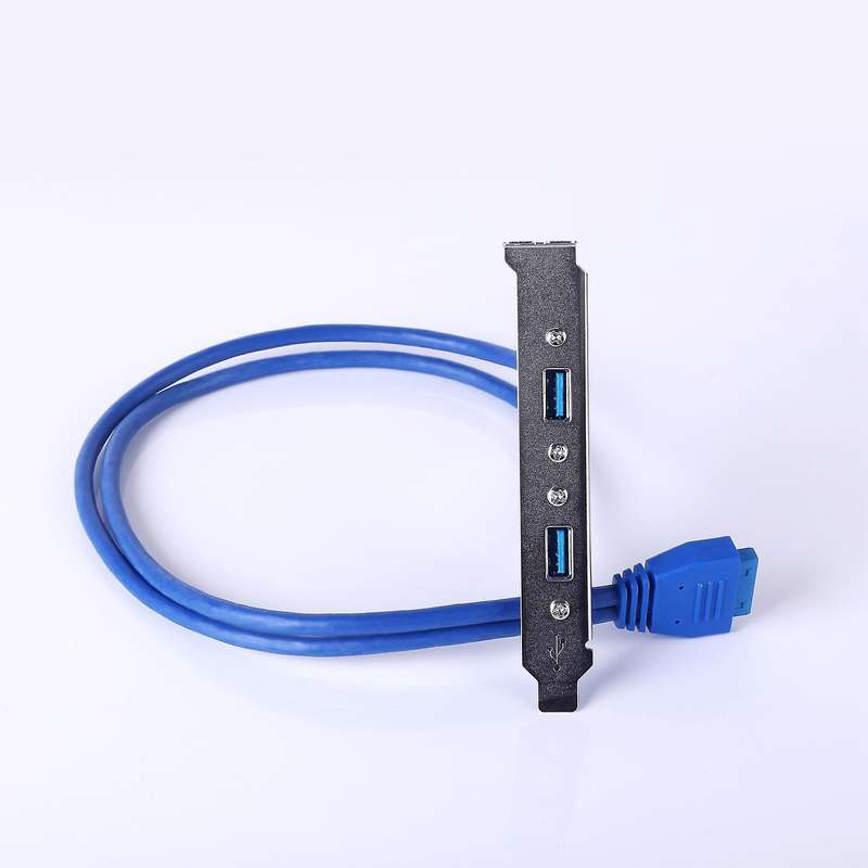 Cable Header, Usb 3.0 Port On Motherboard to Computer Case Bezel