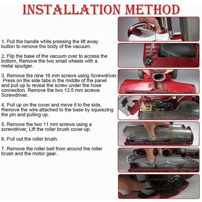 2 Pack Belts for Shark Nv501,nv502,the Rotator Lift-away Vacuum Parts