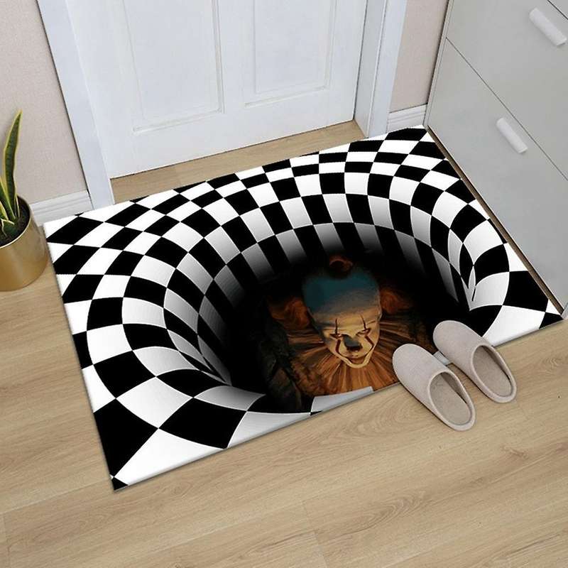 Clown Trap Visual Carpet Living Room 3d Halloween Carpet Home Carpet
