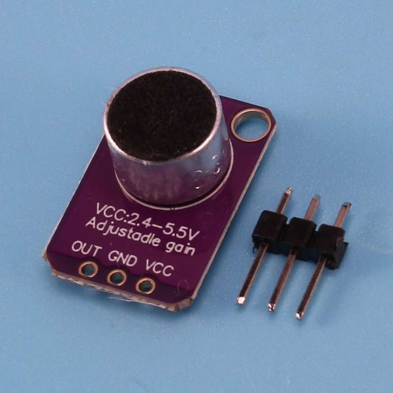 6 Pcs Electret Microphone Amplifier Module Max4466 Gain Board for Uno