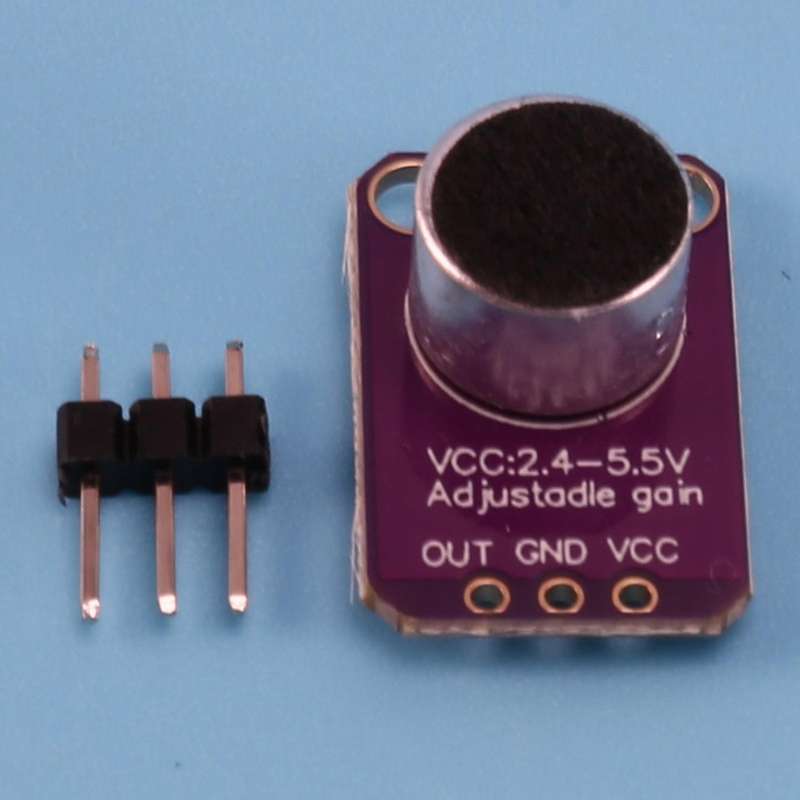 6 Pcs Electret Microphone Amplifier Module Max4466 Gain Board for Uno