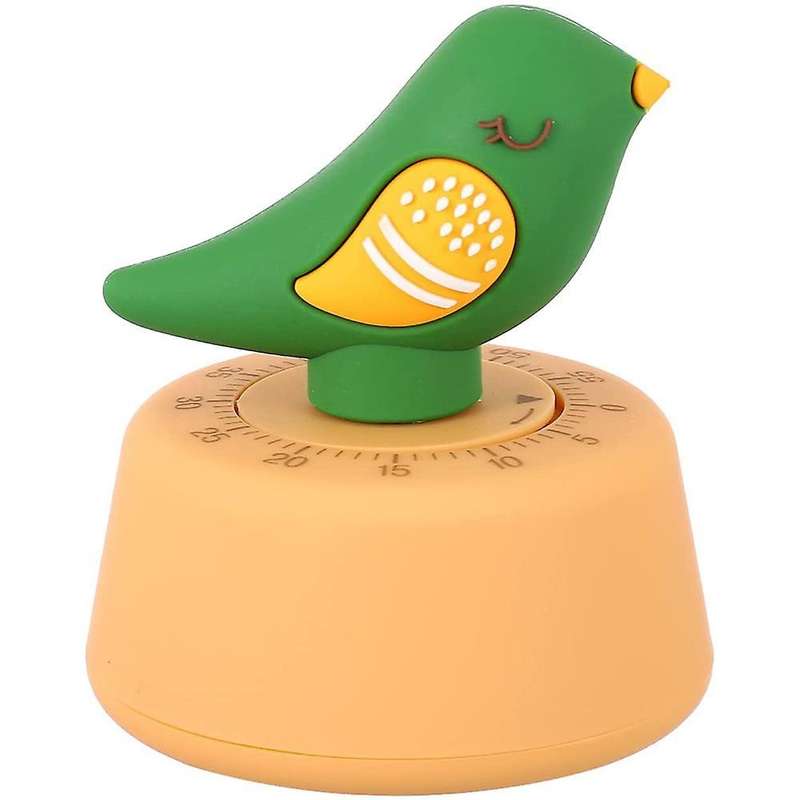 Kitchen Timer Mechanical Egg Timers Figure Countdown Timer (green)